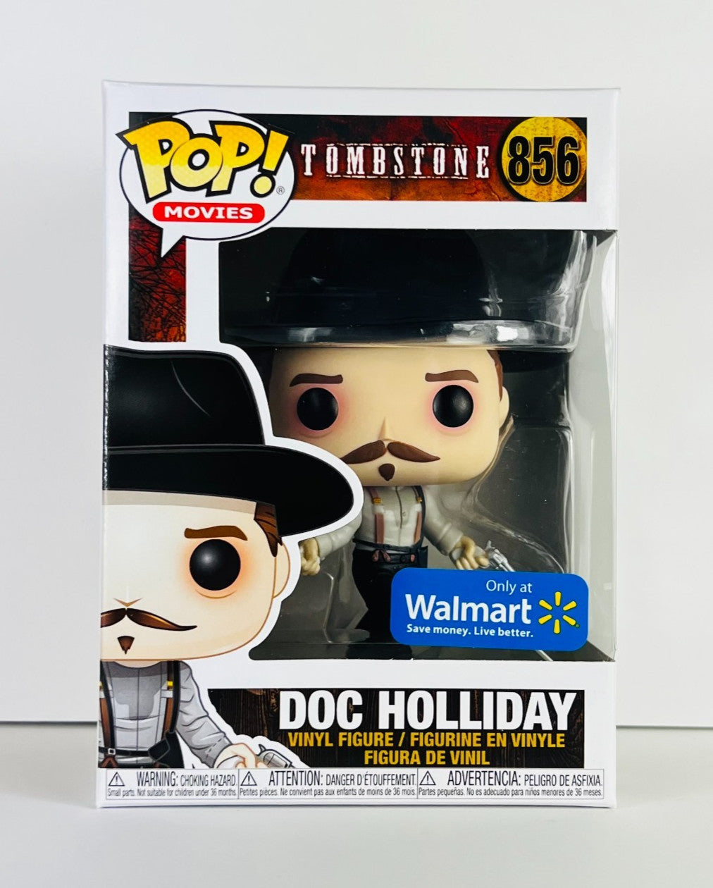 Funko POP Vinyl - Movies - Tombstone - Doc Holliday - #856 Walmart Excl