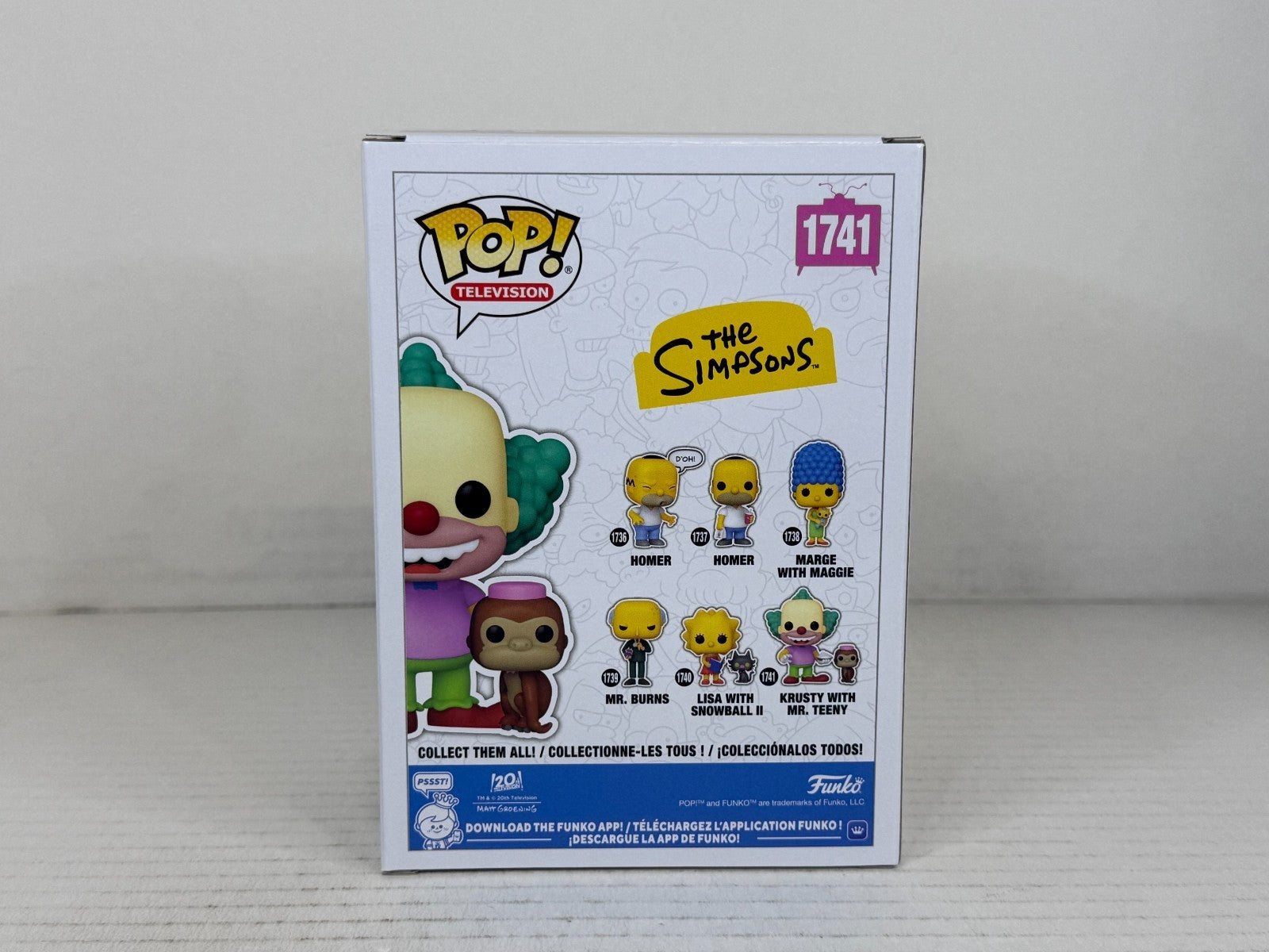 Funko POP Vinyl - Television - The Simpsons - Krusty With Mr Teeny - #1741
