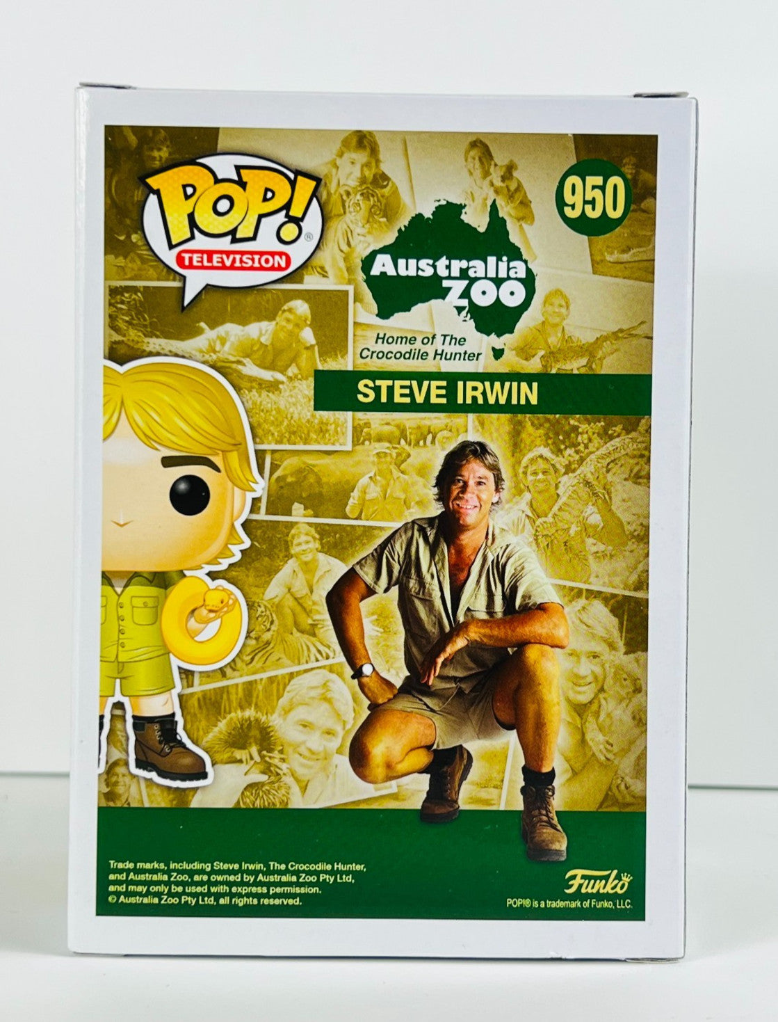 Funko POP Vinyl - Television - Australia Zoo - Steve Irwin - #950 Popcultcha
