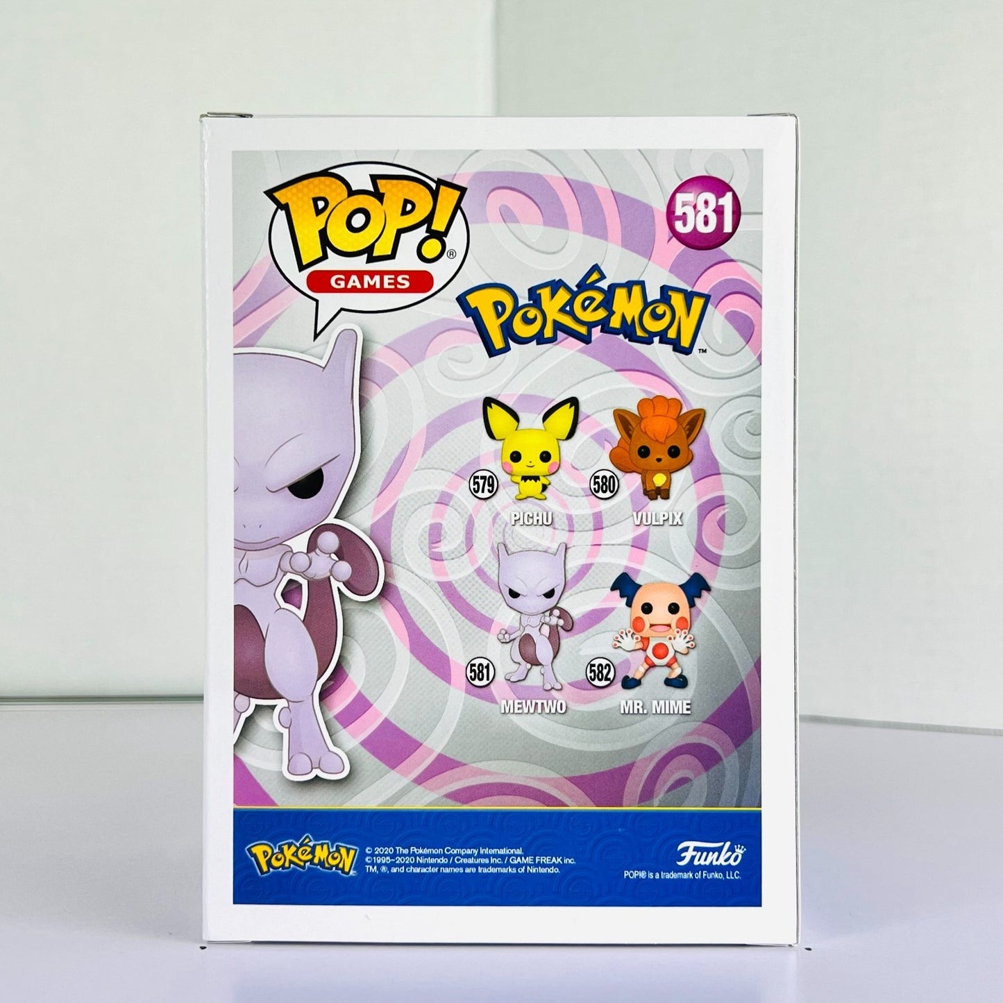 Funko POP Vinyl - Games - Pokemon - Mewtwo #581 Flocked SC 2021