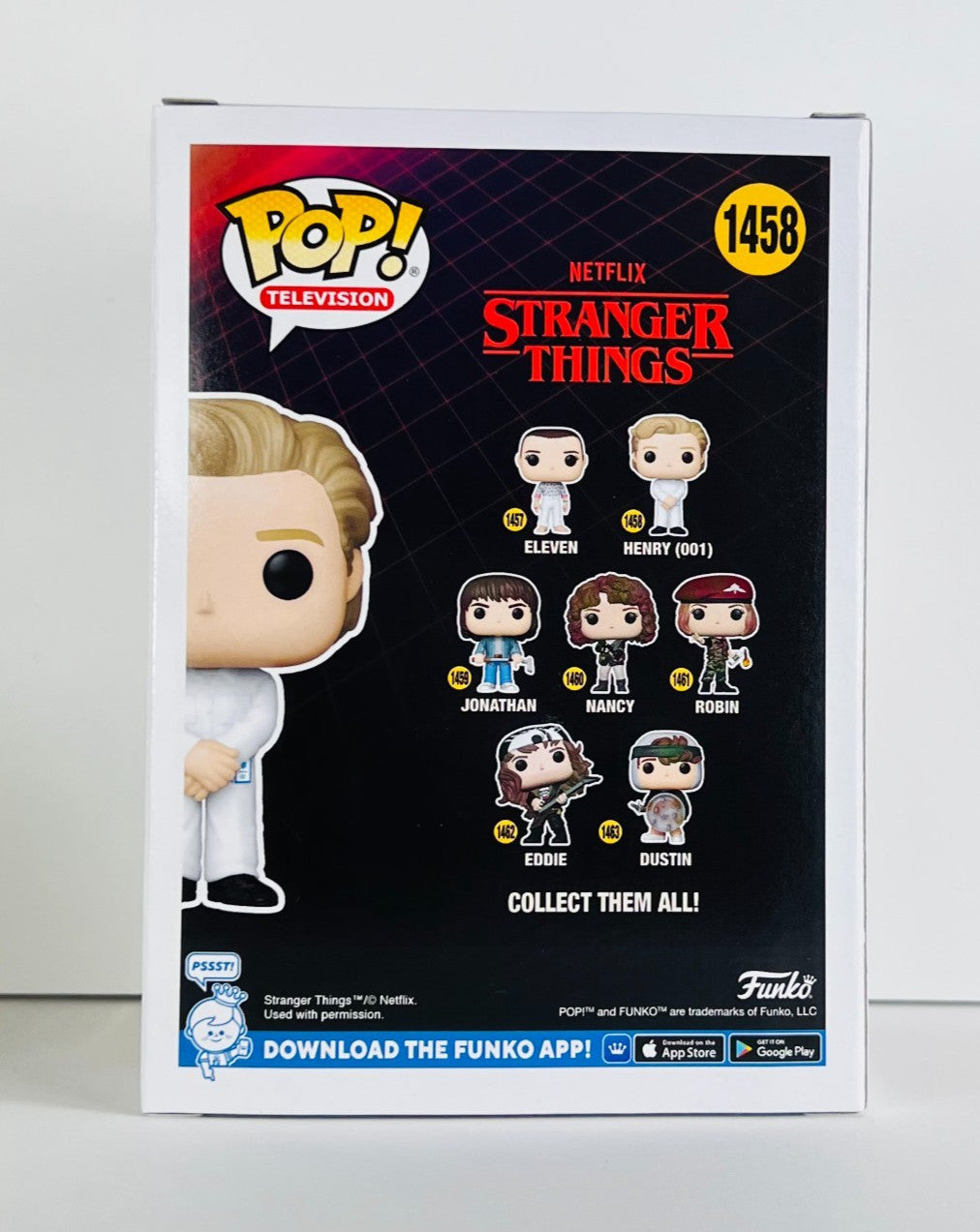 Funko POP Vinyl - Television - Stranger Things - Henry 001 - #1458