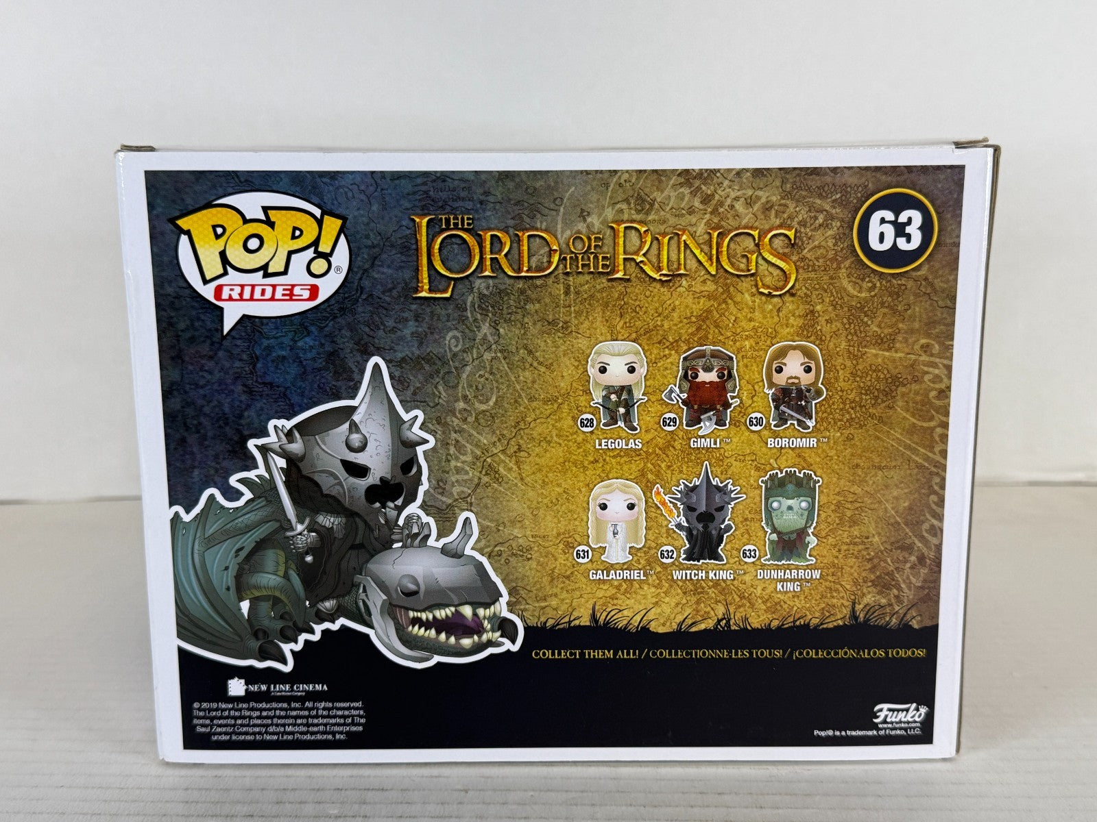 Funko POP Vinyl - Rides - Lord Of The Rings - Witch King On Fellbeast - #63