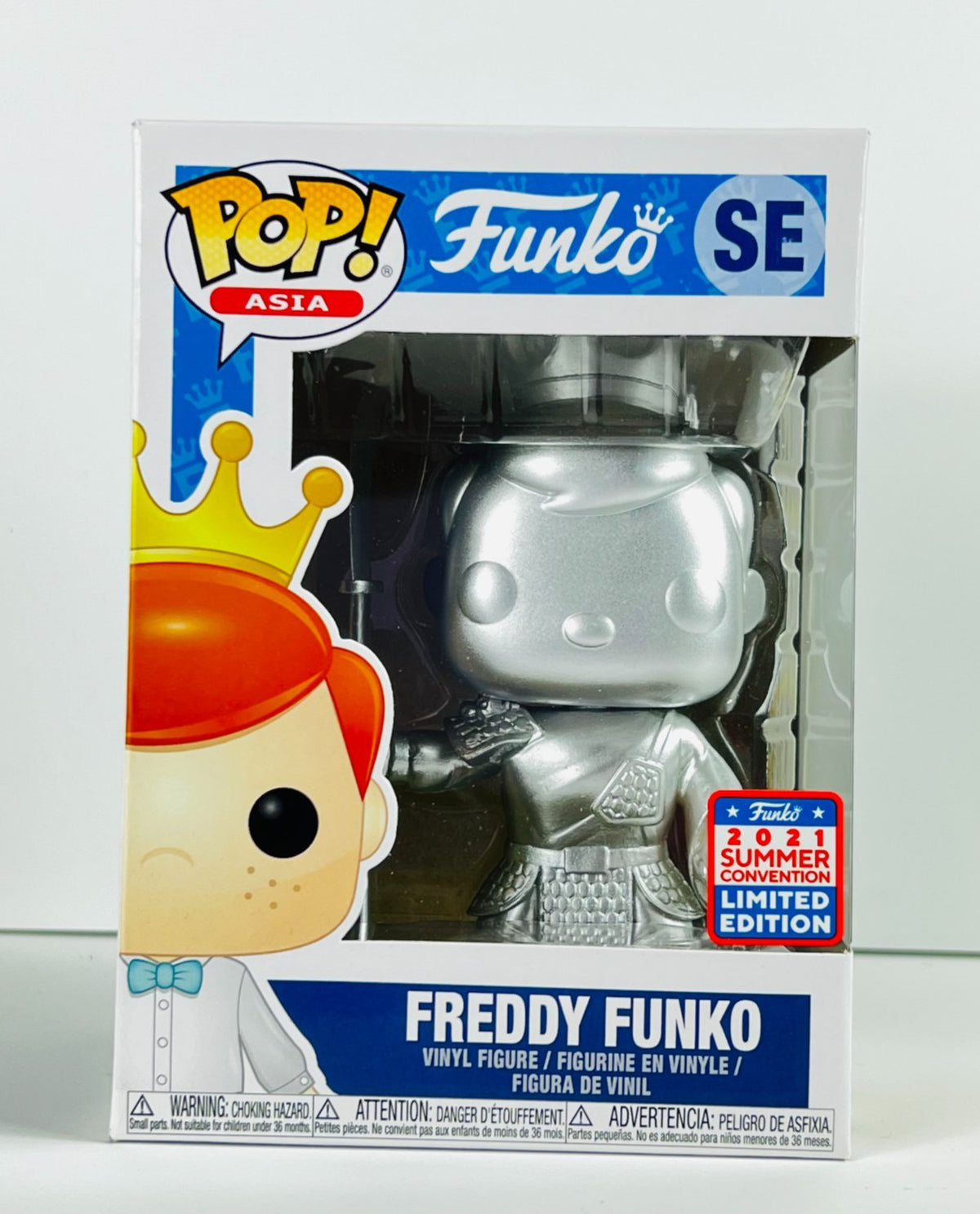 Funko POP Vinyl - Asia - Freddy Funko - Guan Yu SE - SC 2021 Silver Chrome [1]