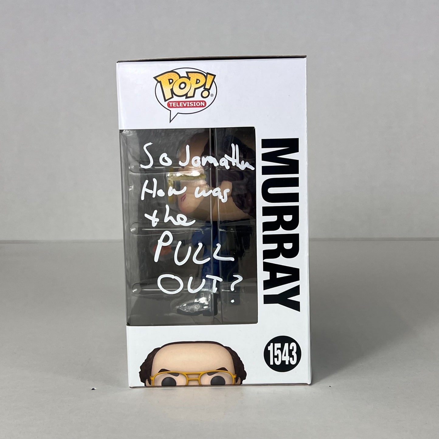 Funko POP Vinyl - Stranger Things - Murray #1543 - Signed Brett Gelman COA