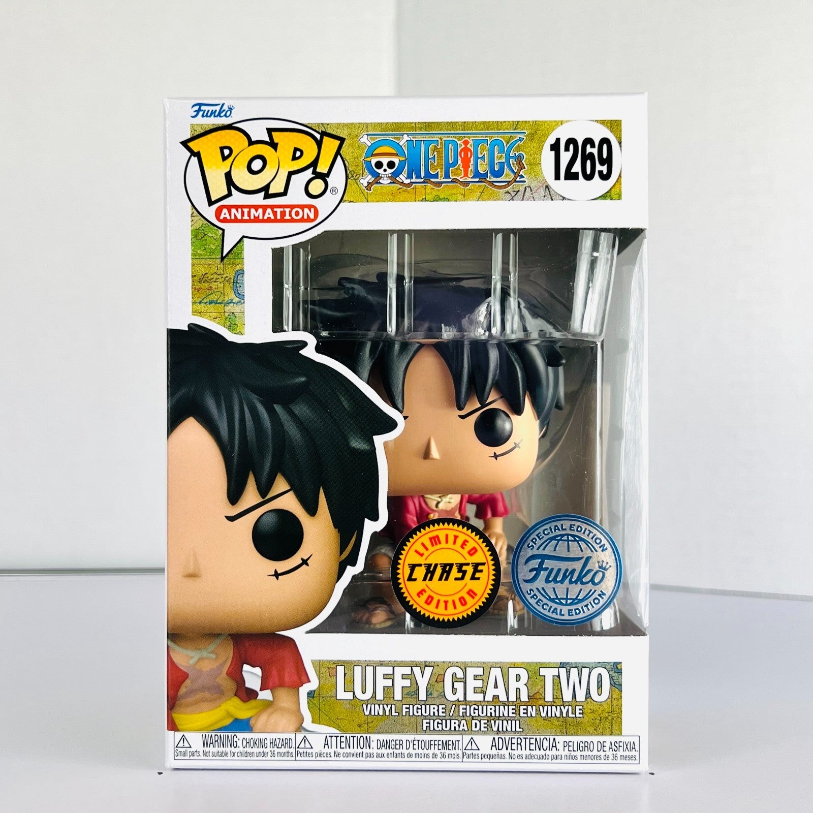 Funko POP Vinyl - Animation - Onepiece - Luffy Gear Two - 1269 Chase