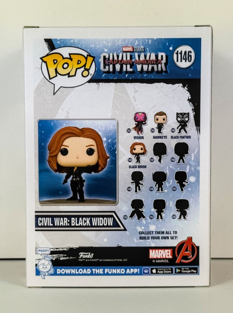 Funko POP Vinyl - Marvel - Captain America - Civil War Black Widow - #1146