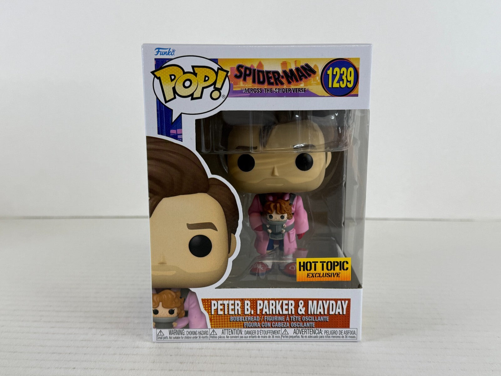 Funko POP Vinyl - Spider-Man - Peter B Parker & Mayday - #1239 Hot Topic [2]