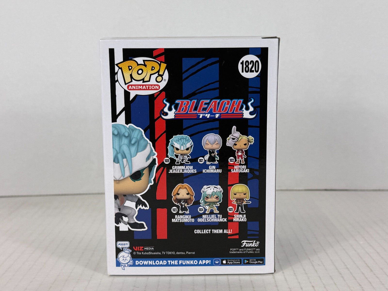 Funko POP Vinyl - Animation - Bleach - Grimmjow Jeagerjaques - #1820 GITD Chase