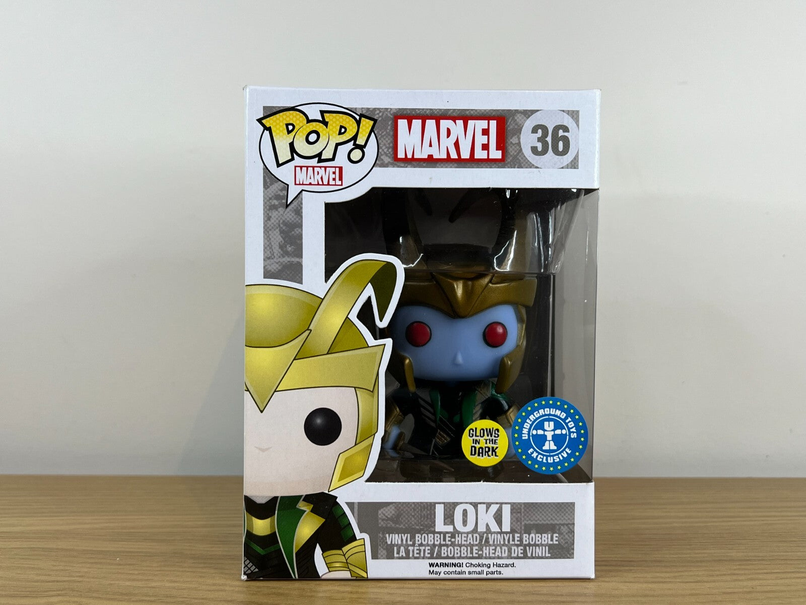 Funko POP Vinyl - Marvel - Frost Giant Loki - #36 - GITD - Underground Toys