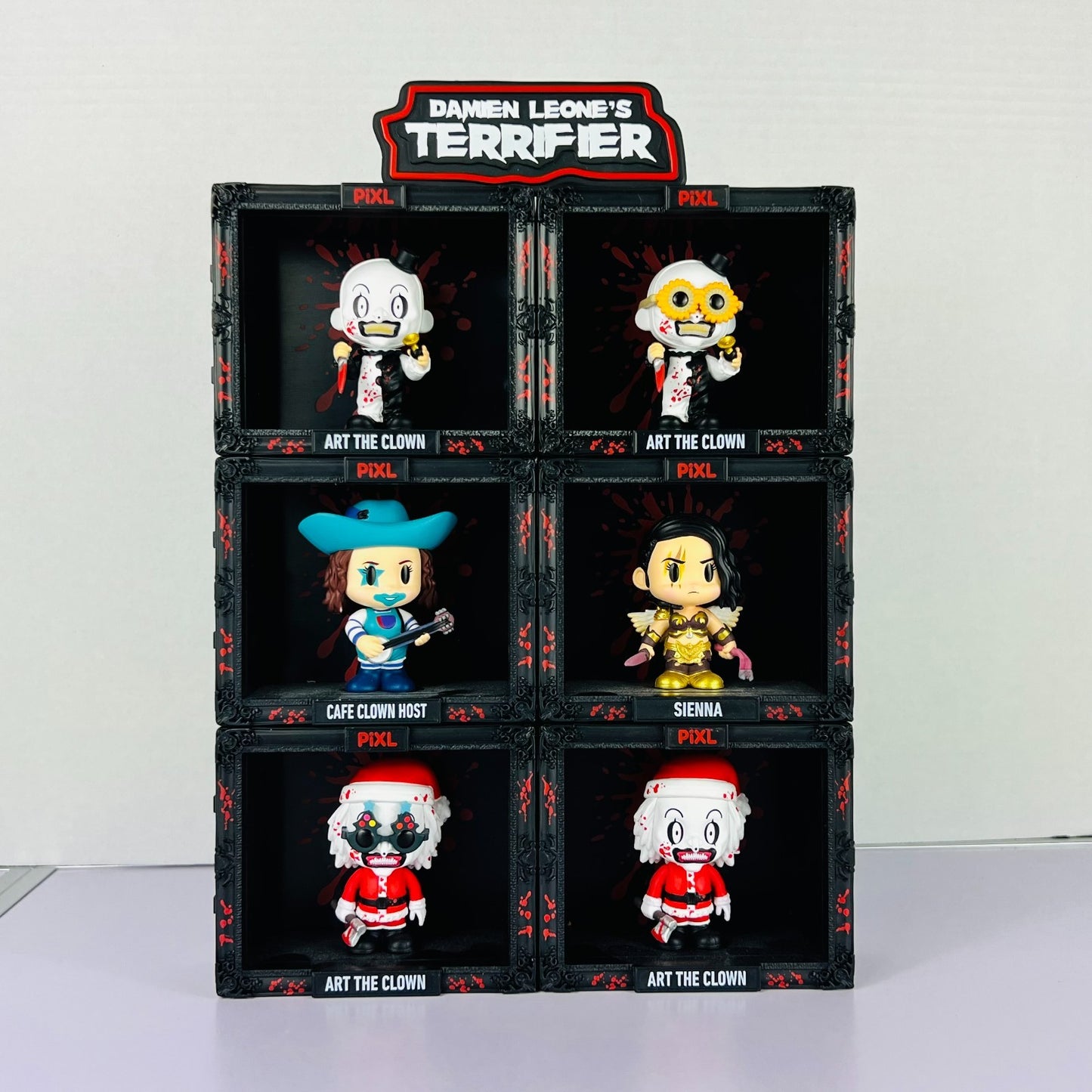 Thrilljoy PiXL Damien Leone’s Terrifier Complete Set of 6 Santa Art the Clown