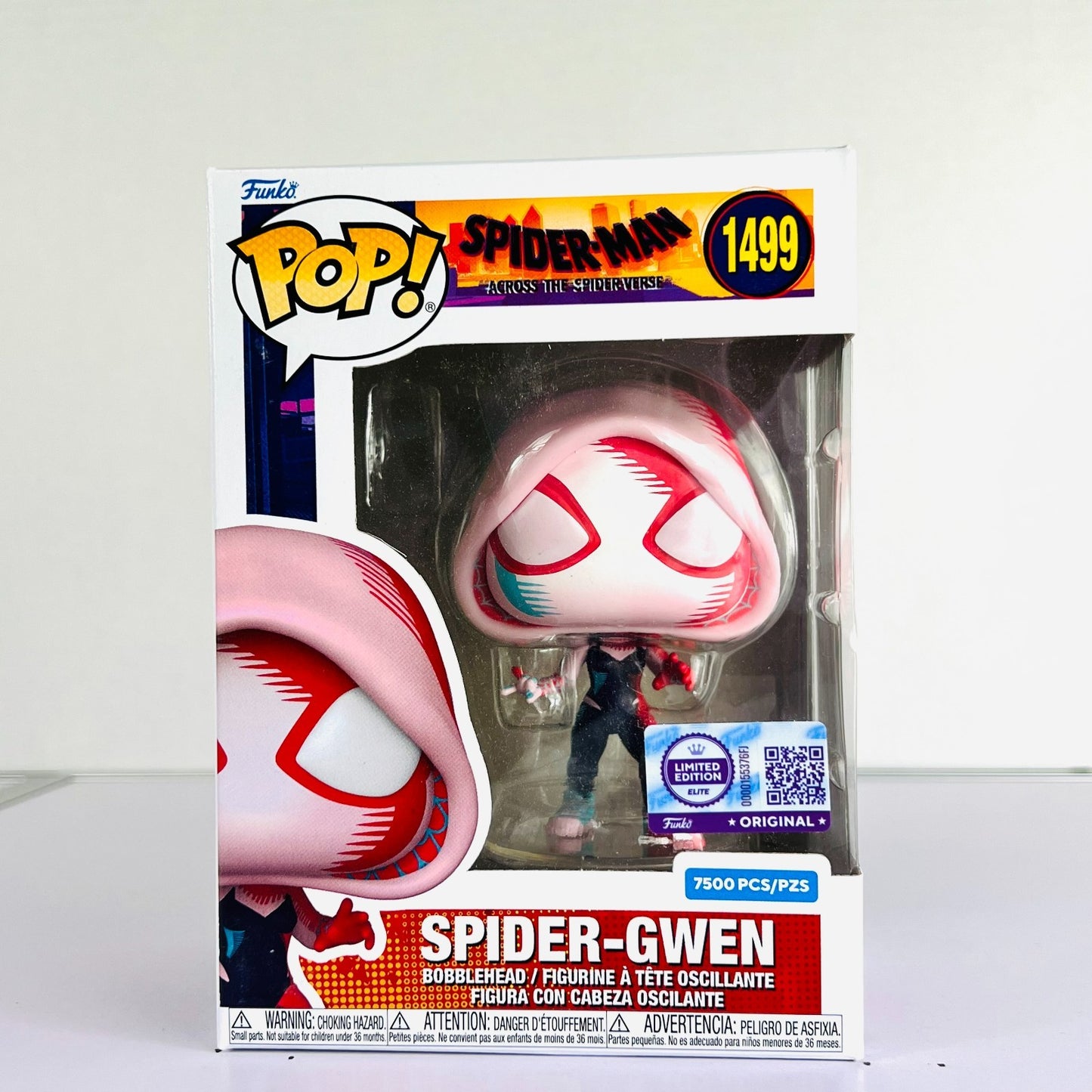 Funko POP Vinyl - Marvel - Spiderverse - Spider-Gwen - #1499 7500 Pcs