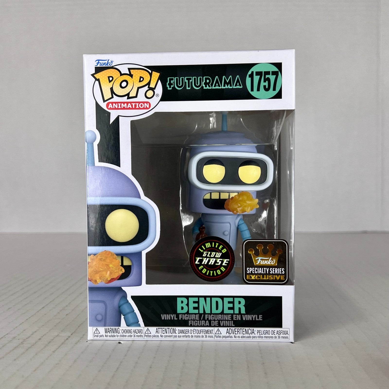 Funko POP Vinyl - Animation - Futurama - Bender - #1757 GITD Chase