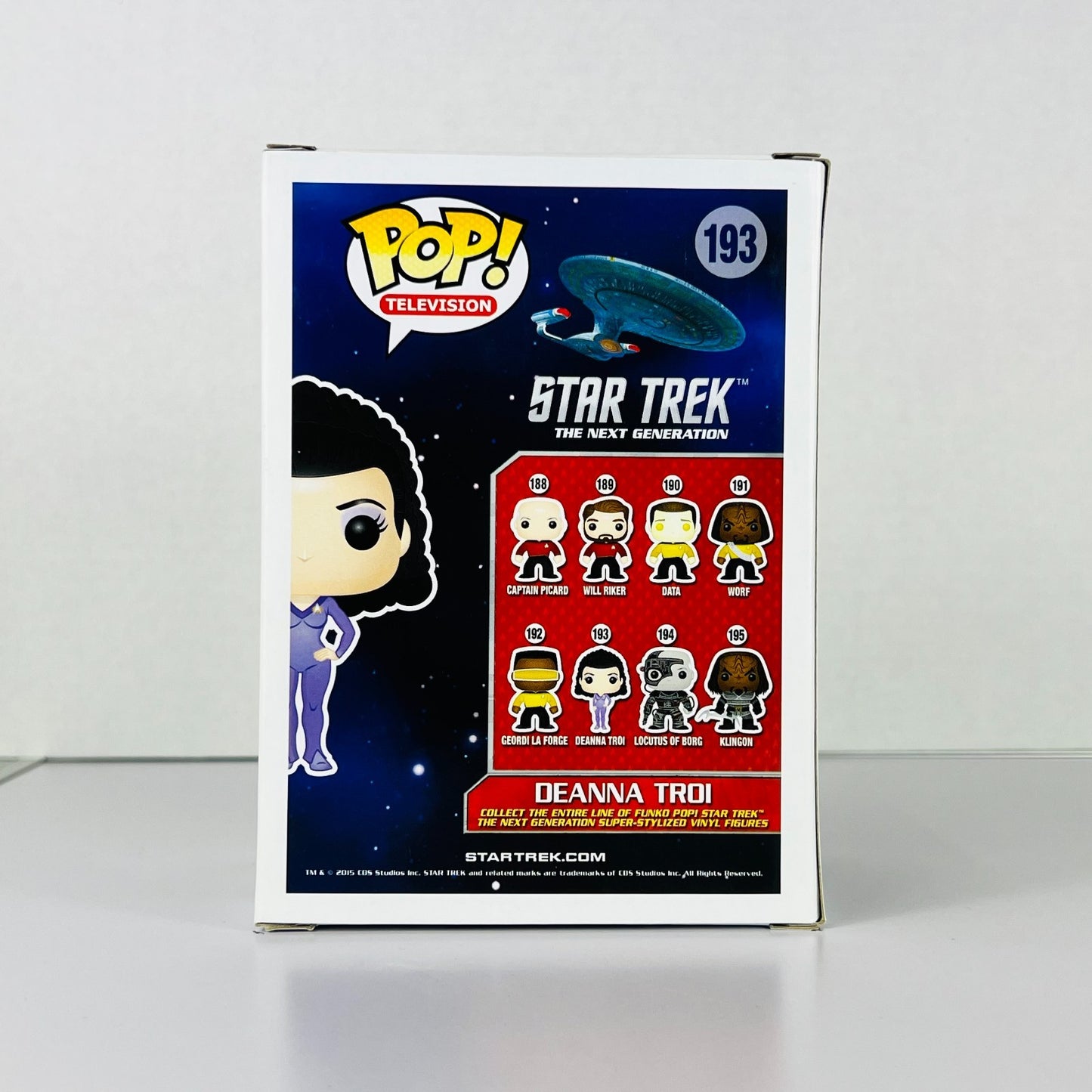 Funko POP Vinyl - Television - Star Trek - Deanna Troi - #193