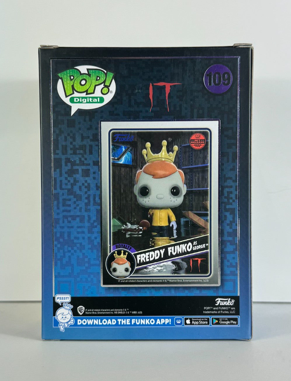 Funko POP Vinyl - Digital - IT - Freddy Funko As Georgie #109 - 2694 Pcs