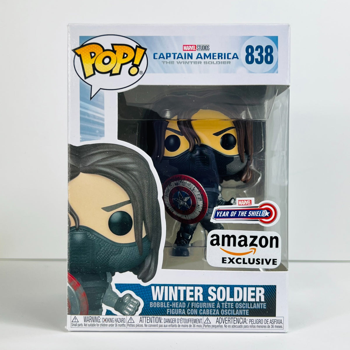 Funko POP Vinyl - Marvel - Captain America - Winter Soldier - #838 Exclusive [2]