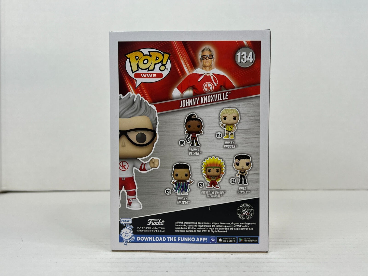 Funko POP Vinyl - WWE - Johnny Knoxville - #134 - Comic Con