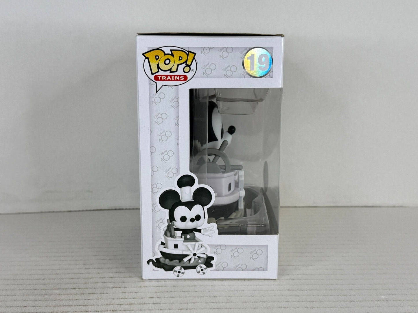 Funko POP Vinyl - Trains - Disney 100 - Mickey In Steamboat Car - #19