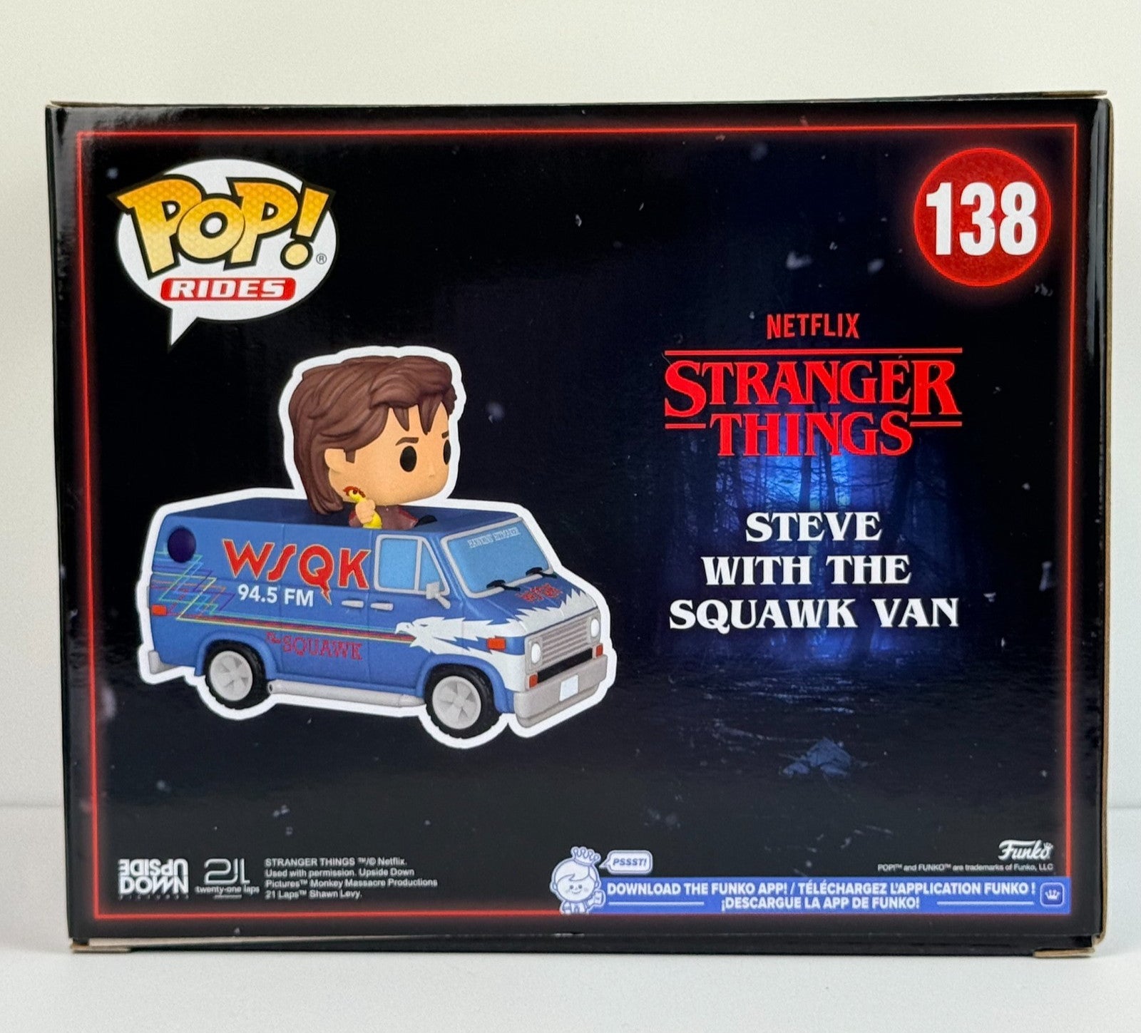 Funko POP Vinyl - Rides - Stranger Things - Steve With The Squawk Van - #138