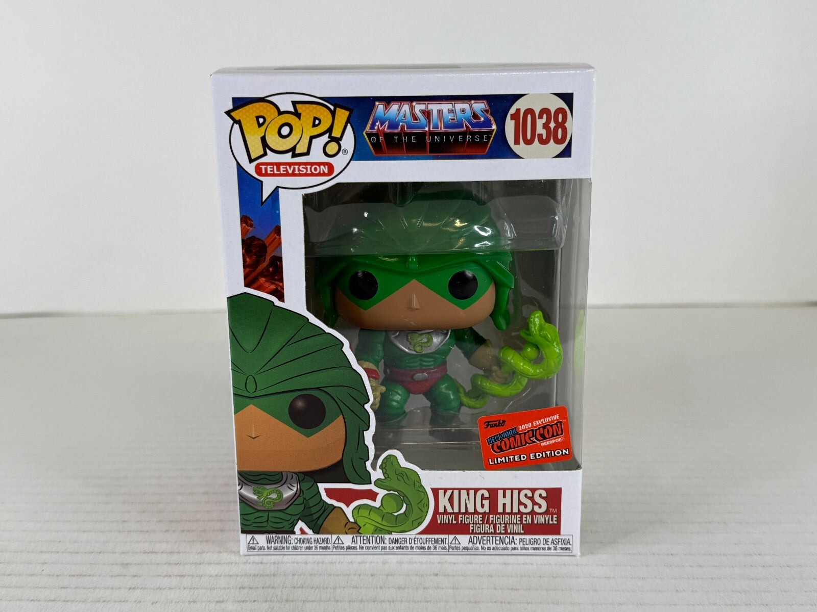 Funko Pop Vinyl - Television - MOTU - King Hiss - #1038 NYCC