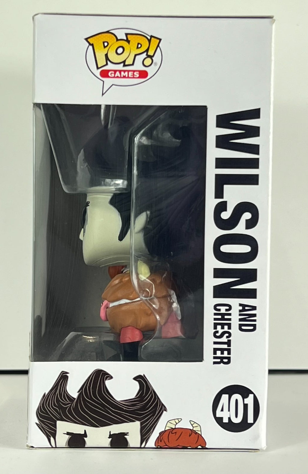 Funko POP Vinyl - Games - Dont Starve - Wilson And Chester - #401 With Code