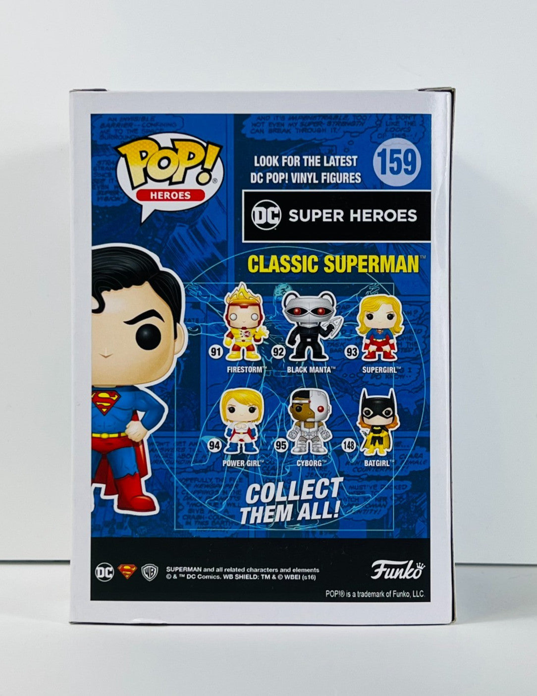 Funko POP Vinyl - Heroes - DC Superman - Classic Superman - #159 [1]