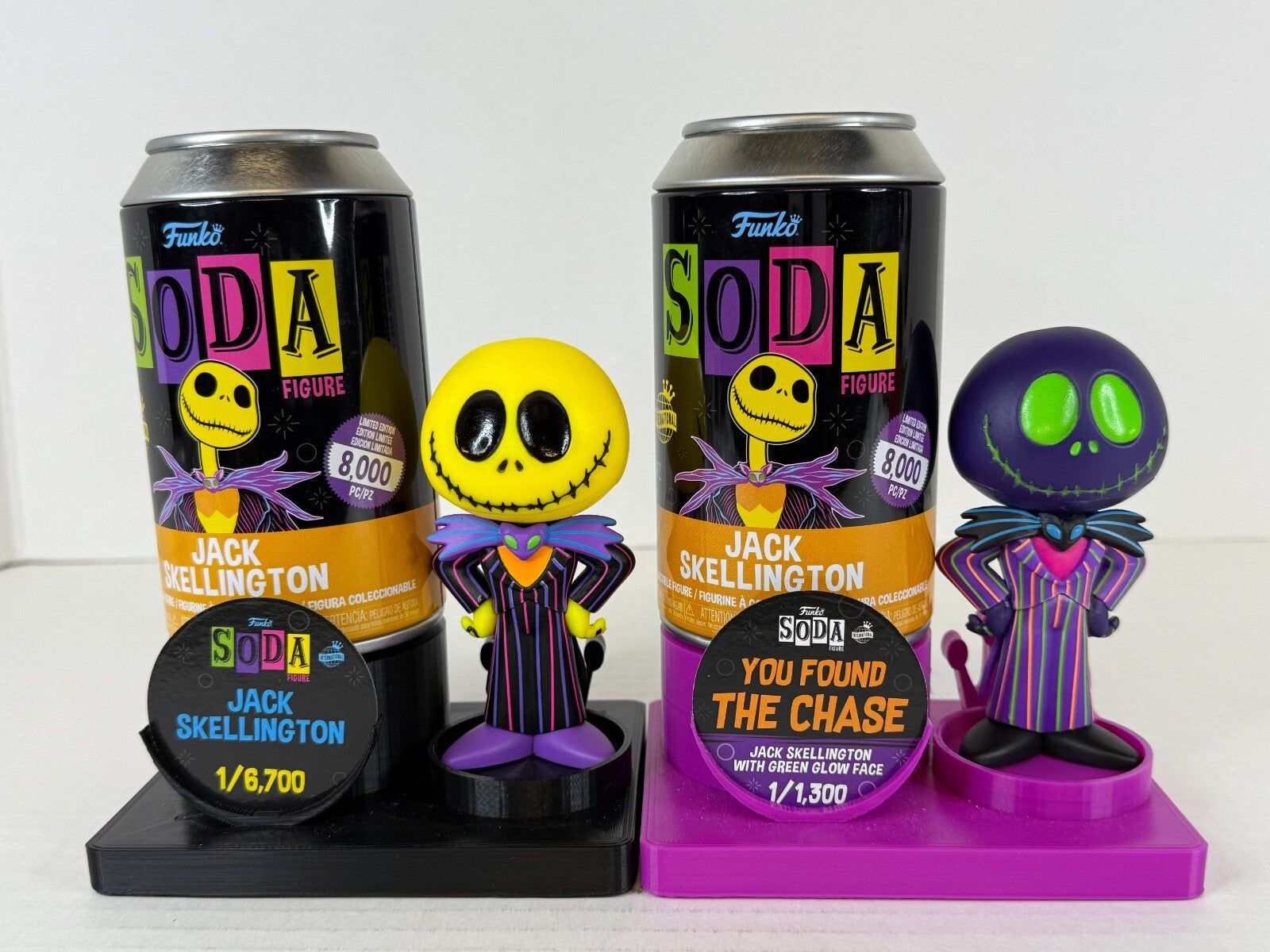 Funko POP Soda - NBC - Jack Skellington - Common and Chase Set - 8000 Pcs