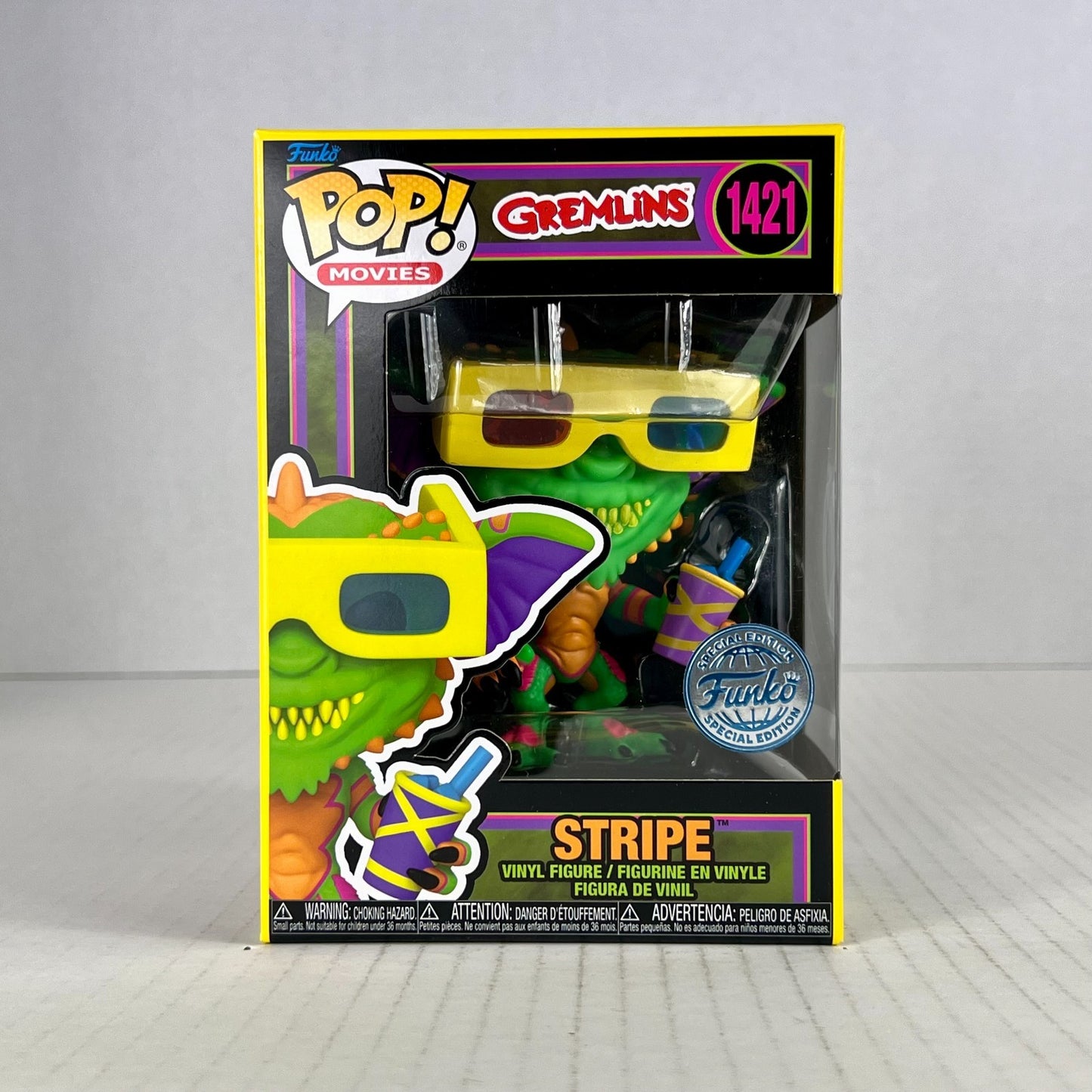Funko POP Vinyl - Movies - Gremlins - Stripe - #1421 Blacklight