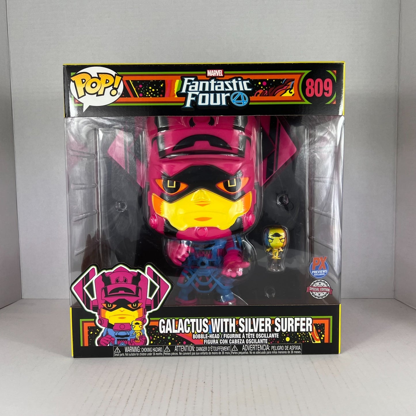 Funko POP Vinyl - Marvel - Fantasic Four 4 - Galactus With Silver Surfer - #809
