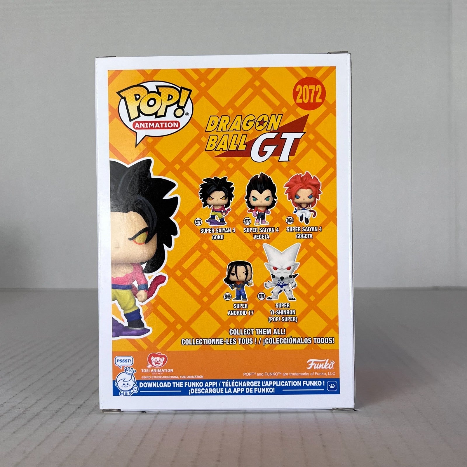 Funko POP Vinyl - Animation - Dragonball GT - Super Saiyan 4 Goku - #2072