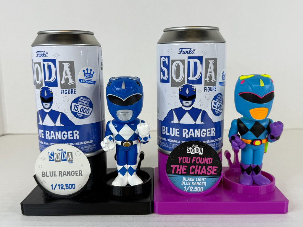 Funko POP Soda - Power Rangers - Blue Ranger - Common and Chase Set - 15000 Pcs