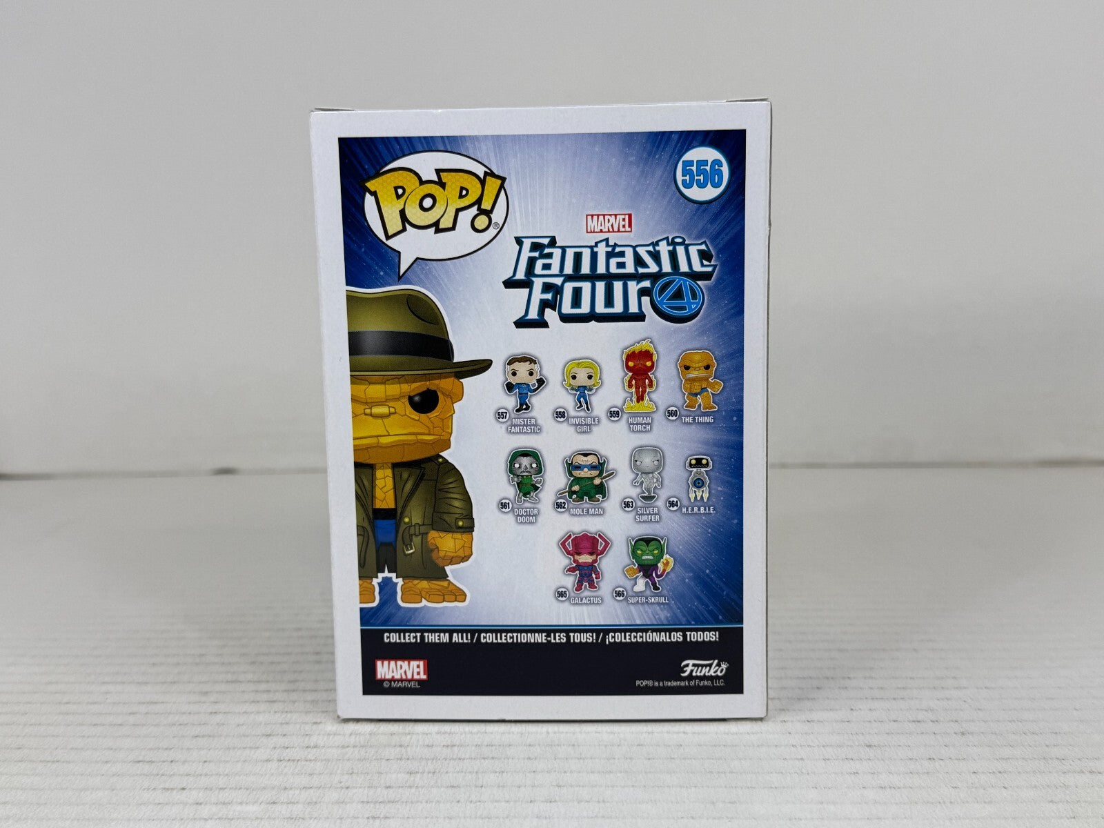 Funko POP - Fantastic 4 - The Thing #556 - Signed Michael Chiklis COA