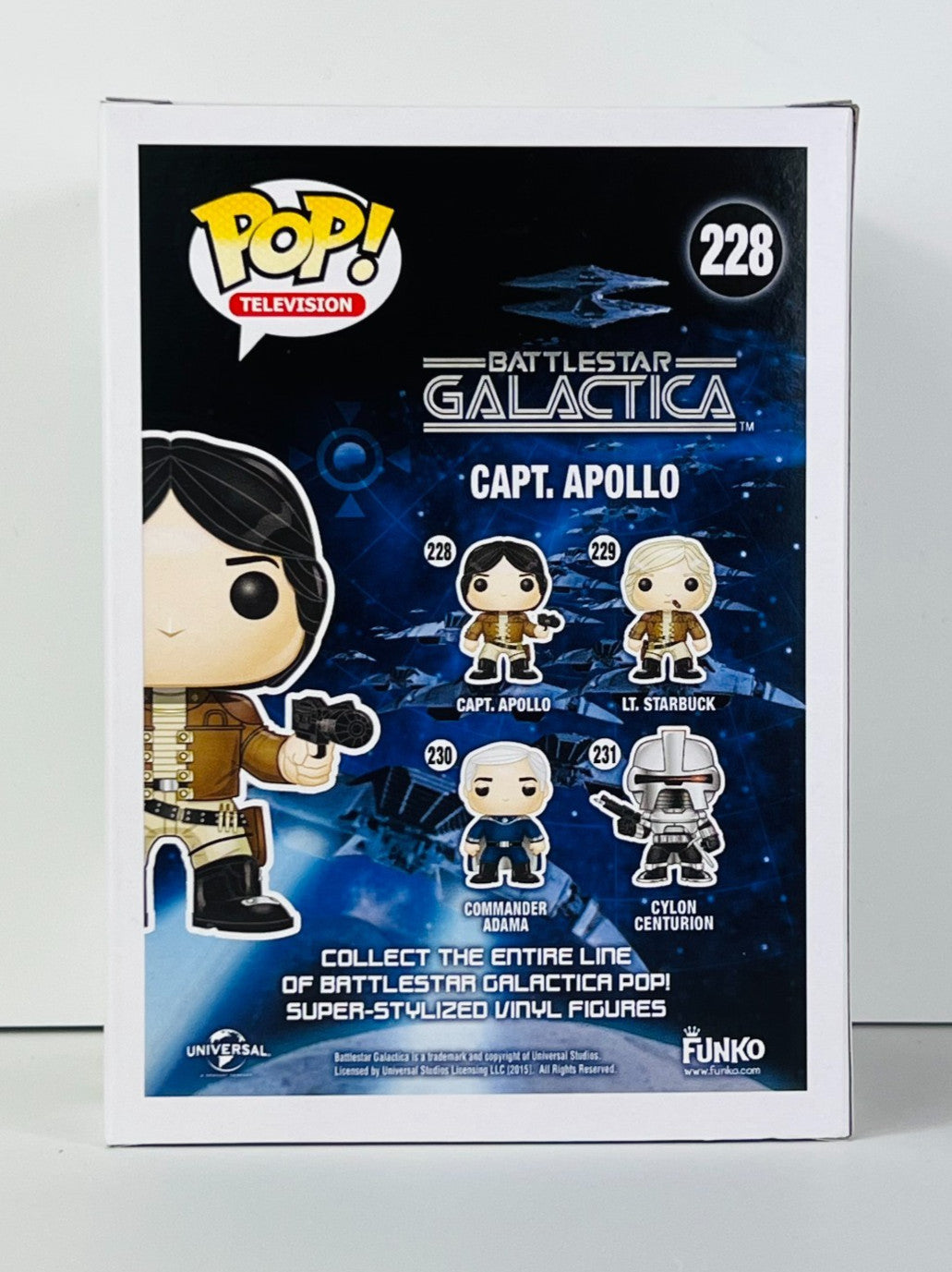 Funko POP Vinyl - Television - Battlestar Galactica - Capt. Apollo - #228