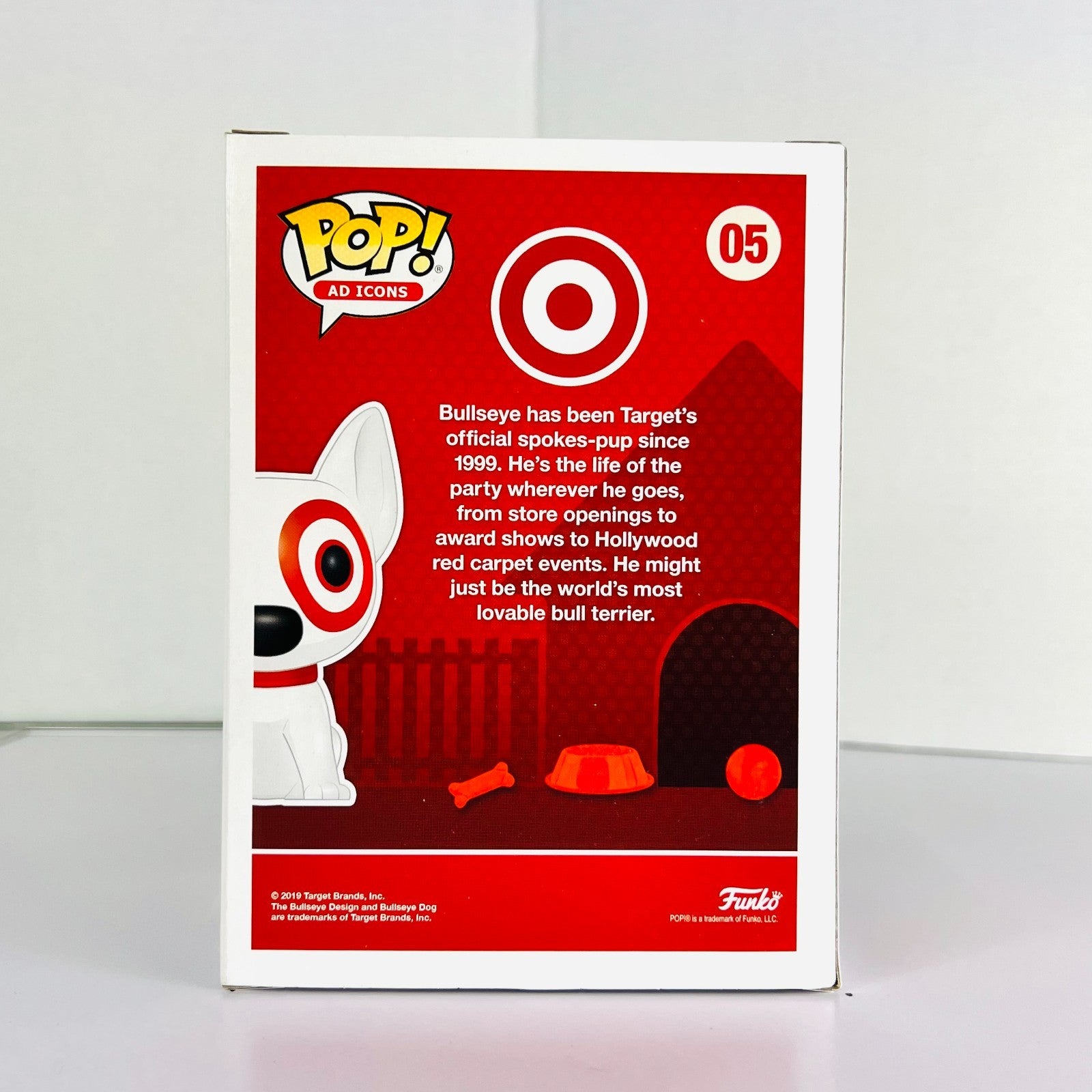 Funko POP Vinyl - Ad Icons - Target - Bullseye - #05 Flocked SDCC Gold Collar