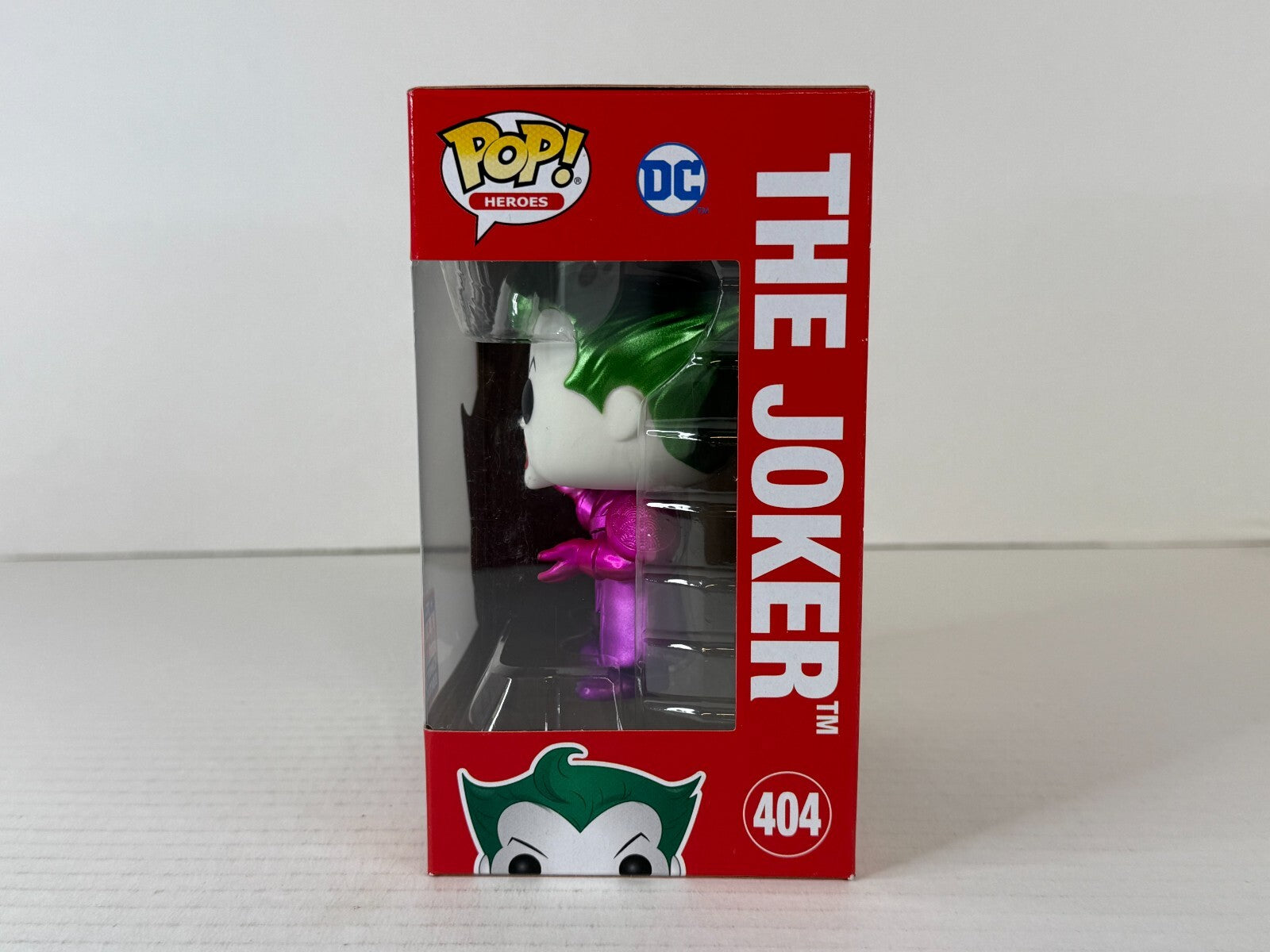 Funko POP Vinyl - Heroes - DC - The Joker - #404 Purple Metallic