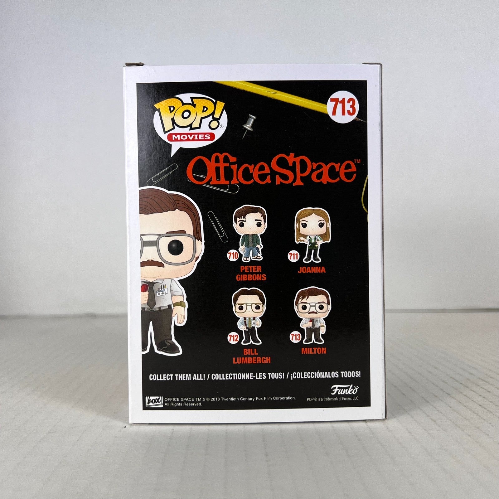 Funko POP Vinyl - Movies - Office Space - Milton - #713