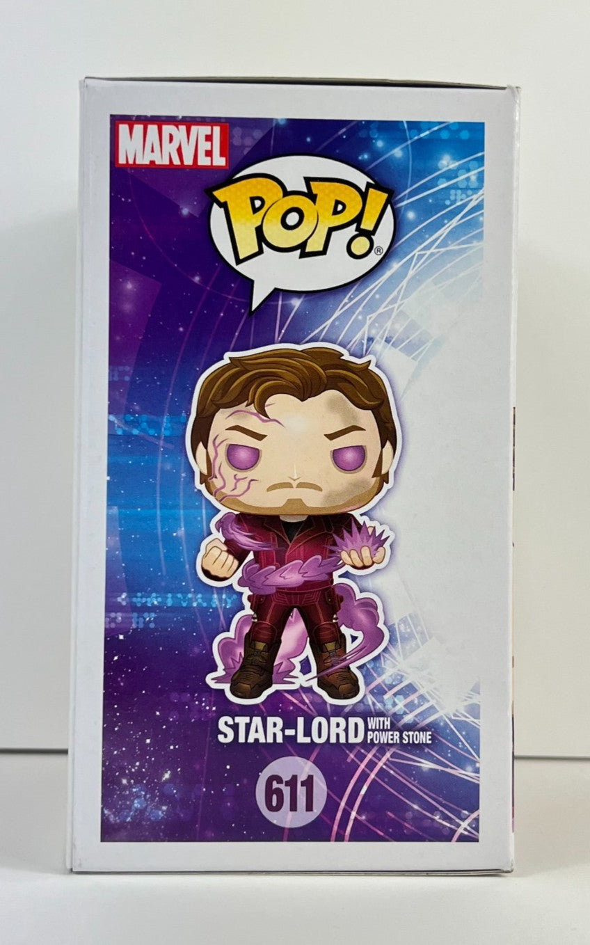 Funko POP Vinyl - Marvel - Star-Lord With Power Stone #611 GITD Collector Corps
