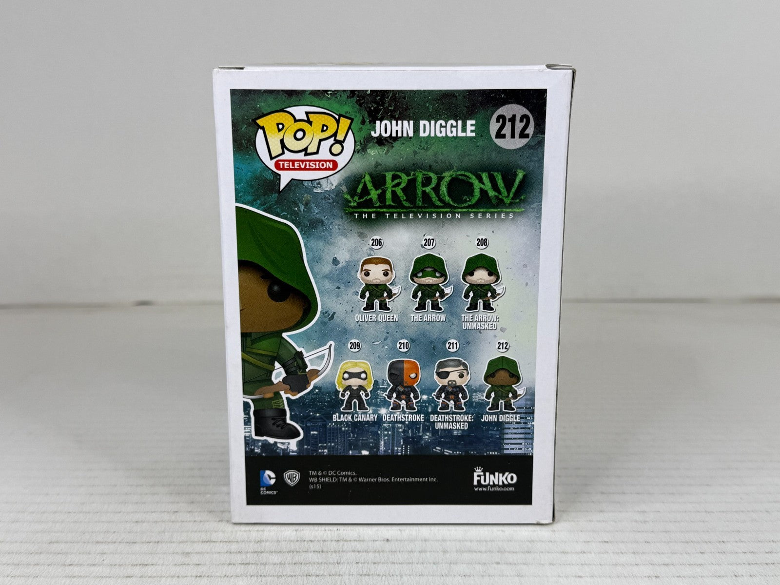 Funko POP Vinyl - Television - Arrow - John Diggle - #212 Fugitive Toys