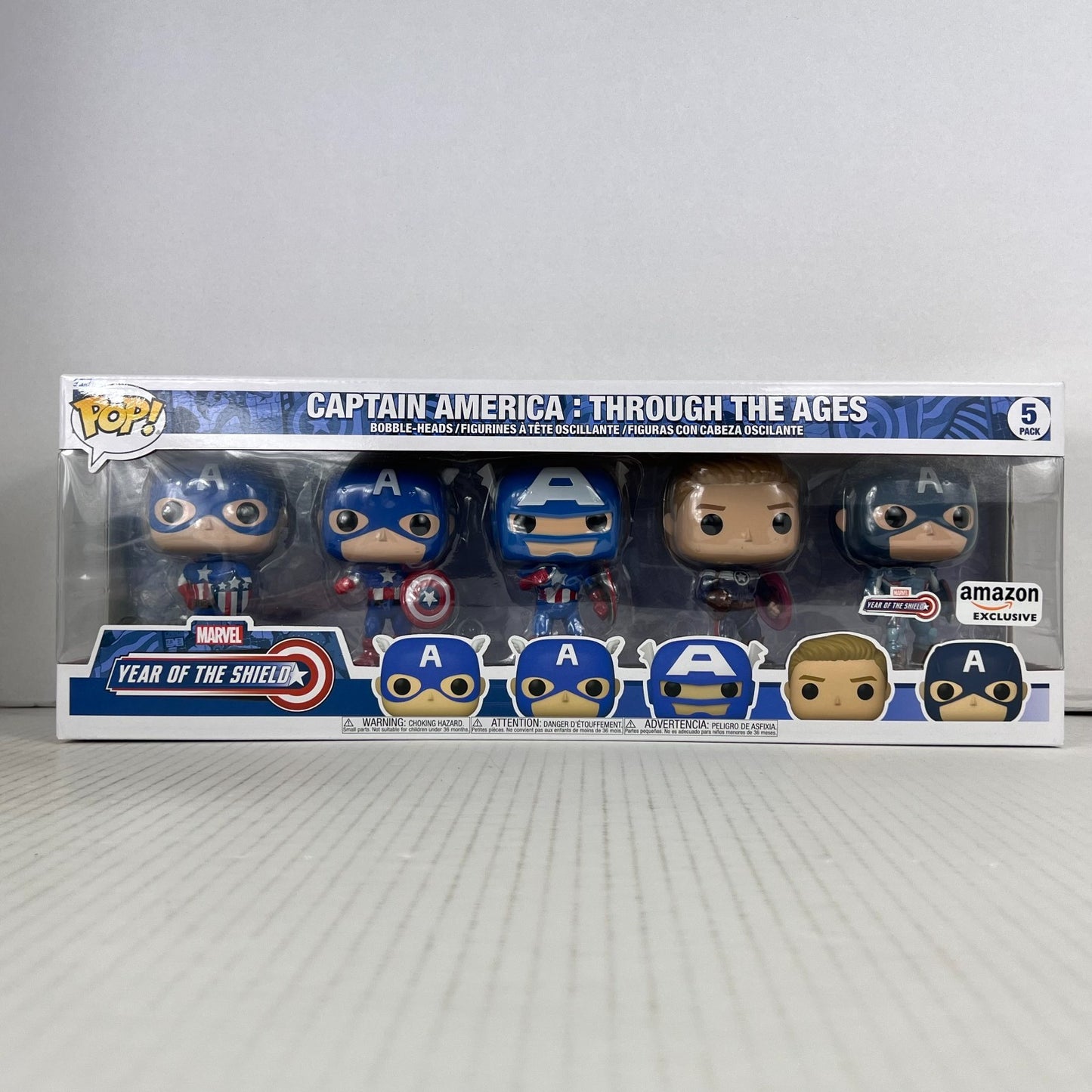 Funko POP Vinyl - Marvel - Captain America Through The Ages - 5 Pack Amazon