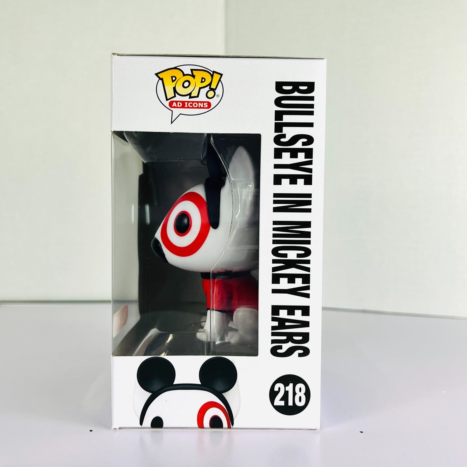 Funko POP Vinyl - Ad Icons - Bullseye In Mickey Ears - #218 Target Exclusive