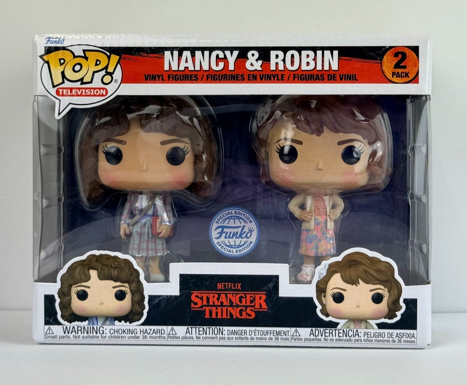 Funko POP Vinyl - Television - Stranger Things - Nancy & Robin - 2 Pack