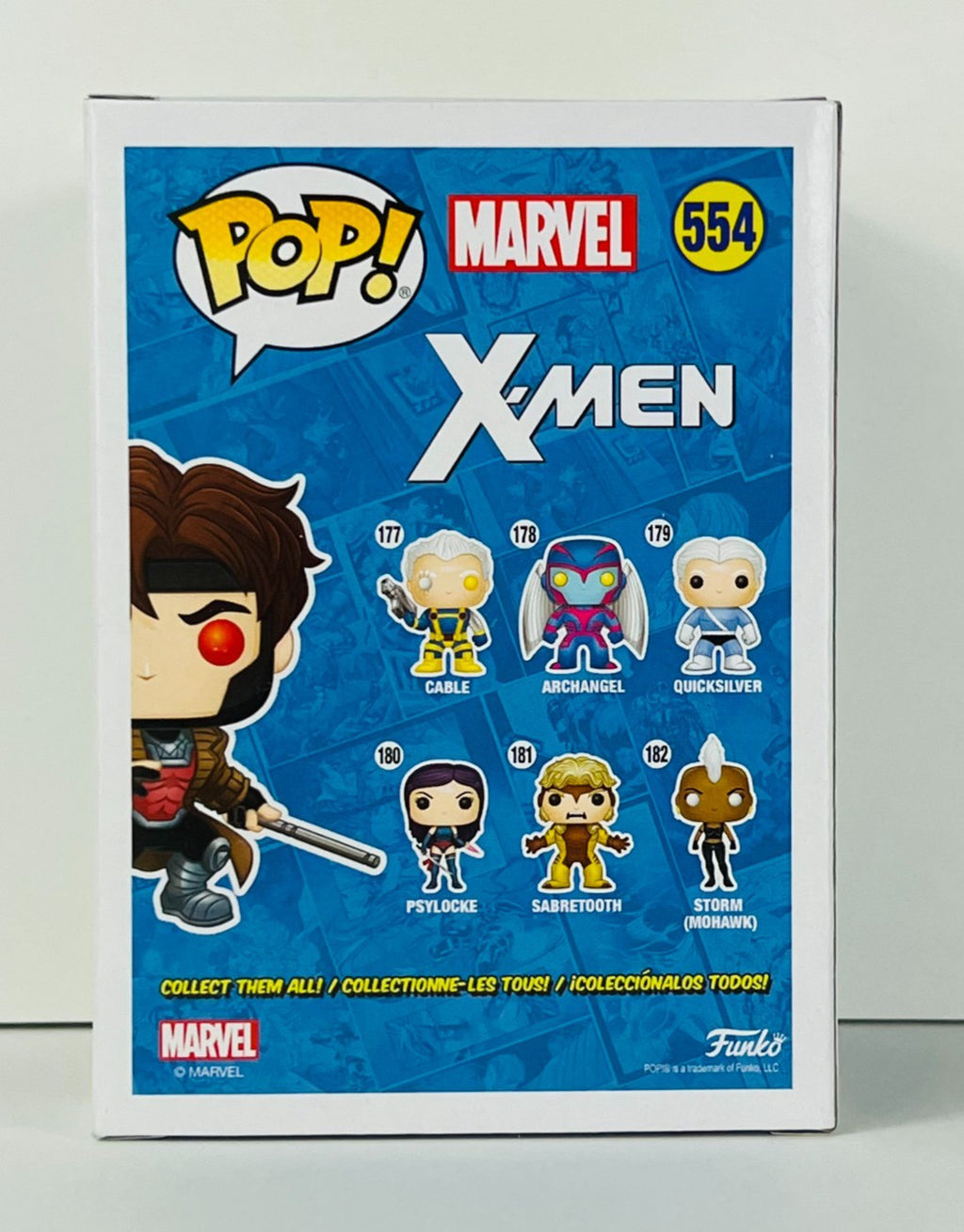 Funko POP Vinyl - Marvel - X-Men - Gambit - #554 SC 2019