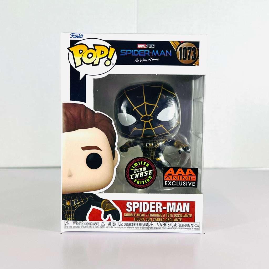 Funko POP Vinyl - Marvel - No Way Home - Spider-Man - #1073 GITD Chase AAA Excl