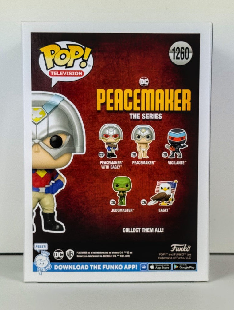 Funko POP Vinyl - Television - DC - Peacemaker With Peace Sign - #1260