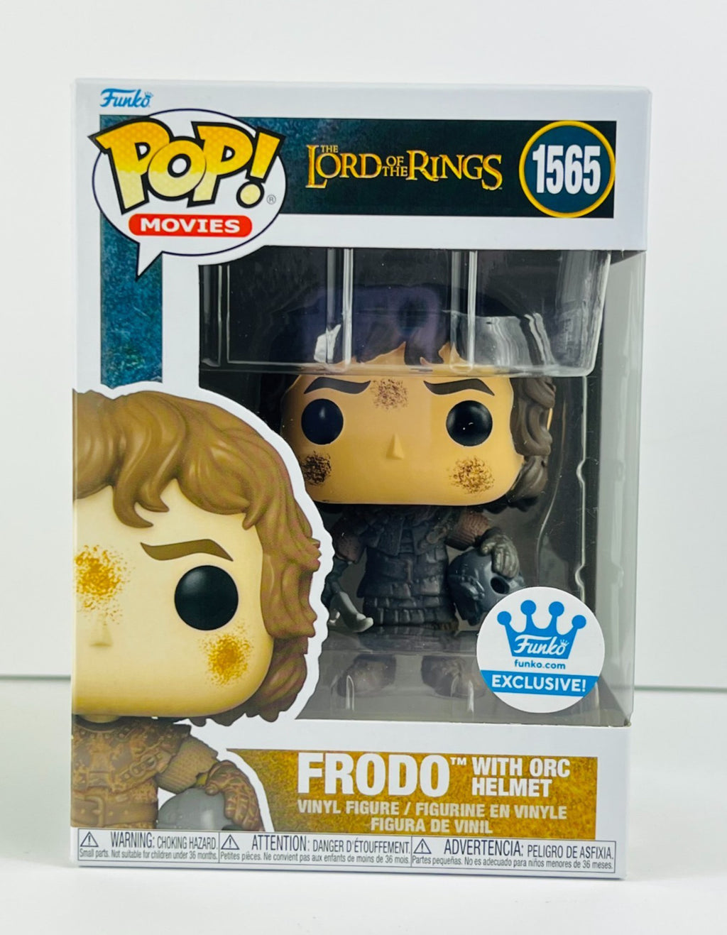 Funko POP Vinyl - Movies - The Lord Of The Rings - Frodo With Orc Helmet - #1565