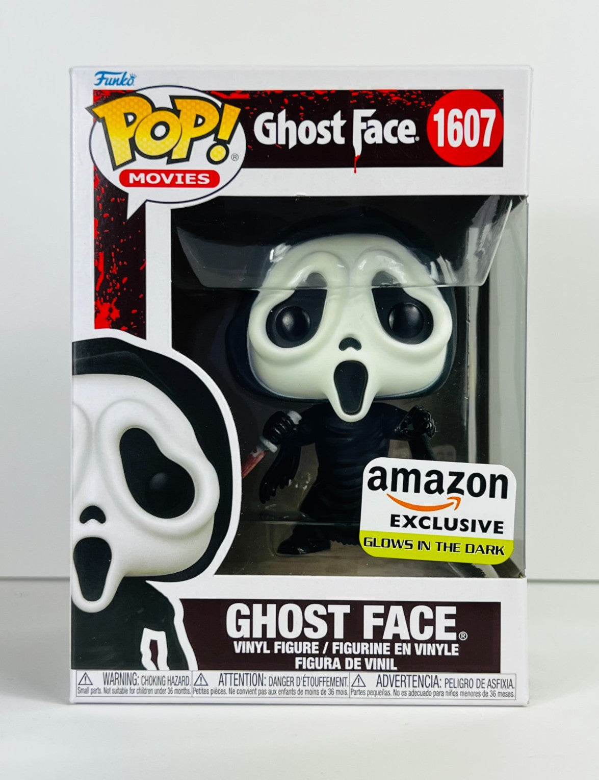 Funko POP Vinyl - Movies - Ghost Face - #1607 GITD Amazon Exclusive