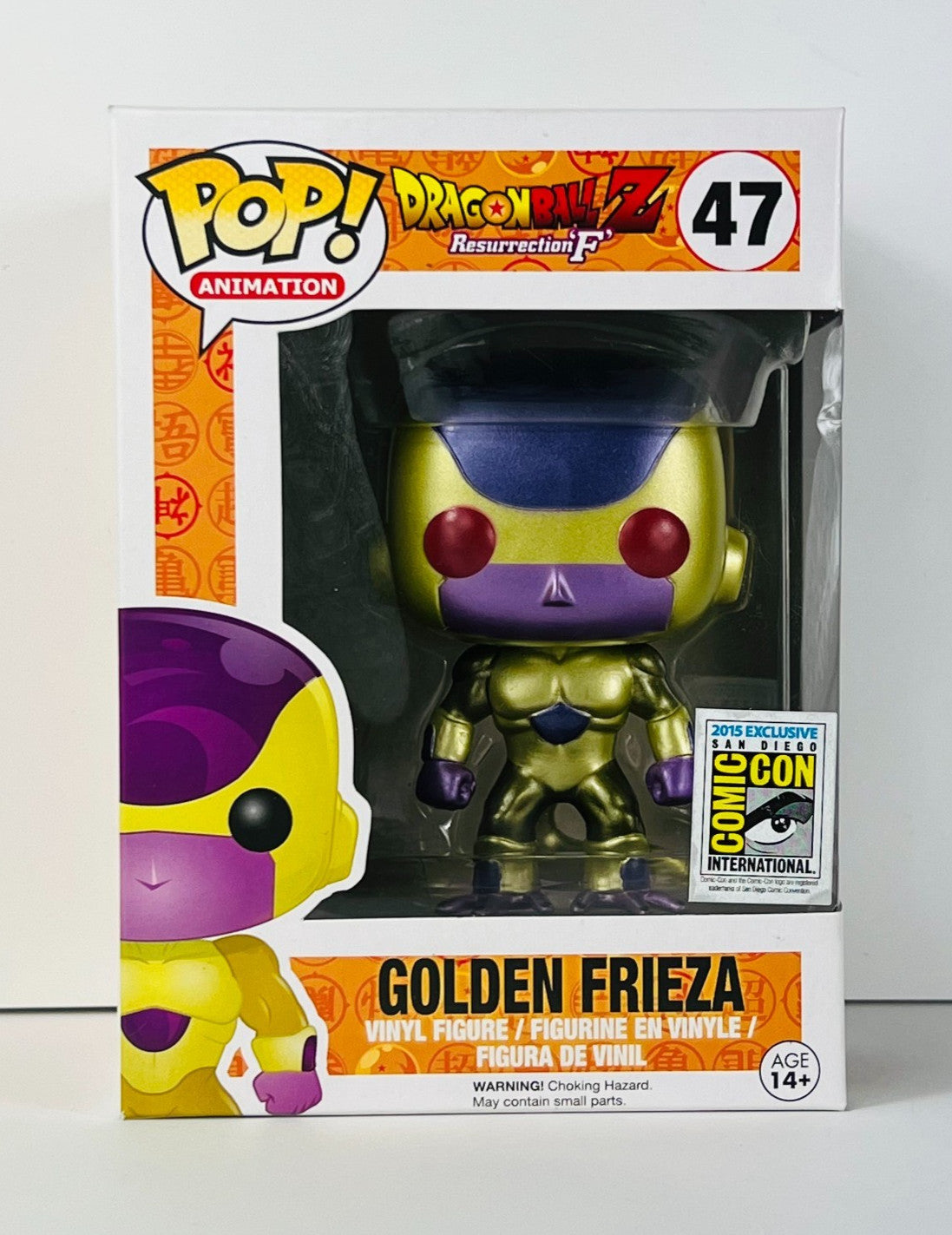Funko POP Vinyl - Animation - Dragonball Z - Golden Frieza - #47 Red Eyes SDCC