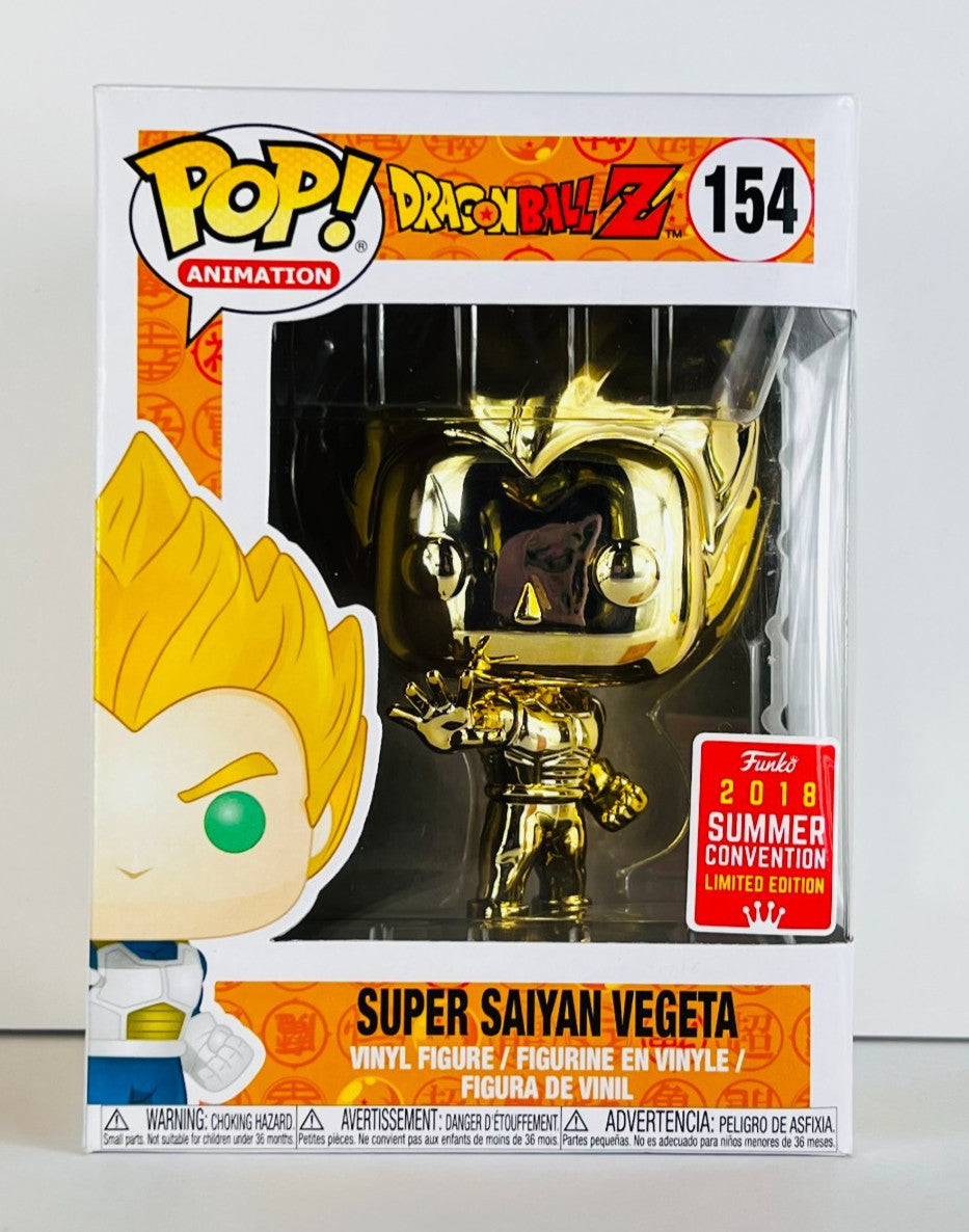 Funko POP Vinyl - Animation - Dragonball Z - Super Saiyan Vegta - #154 Gold