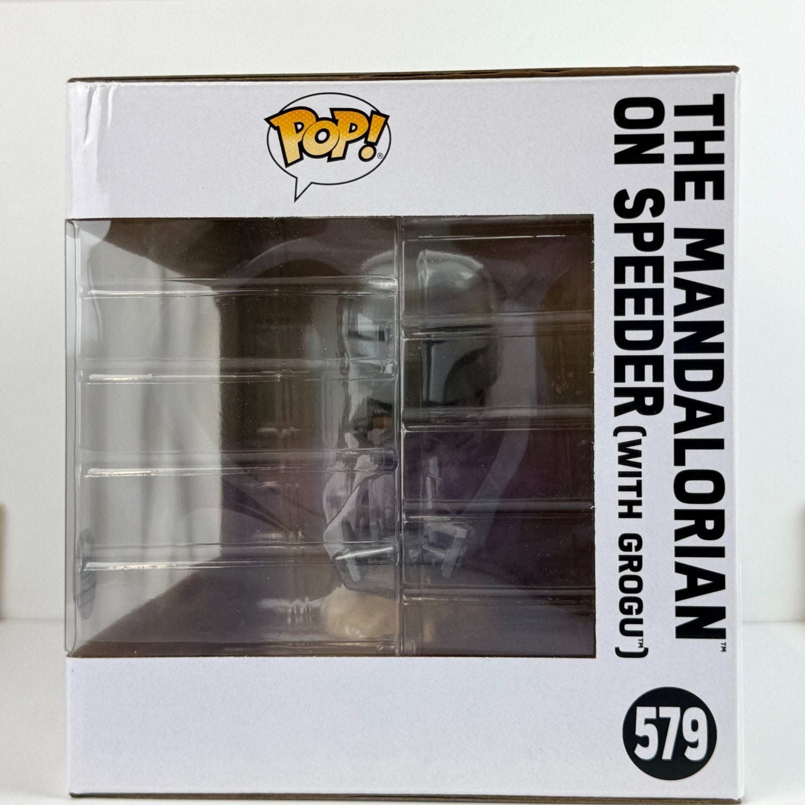 Funko POP Vinyl - Star Wars - The Mandalorian On Speeder With Grogu - #579