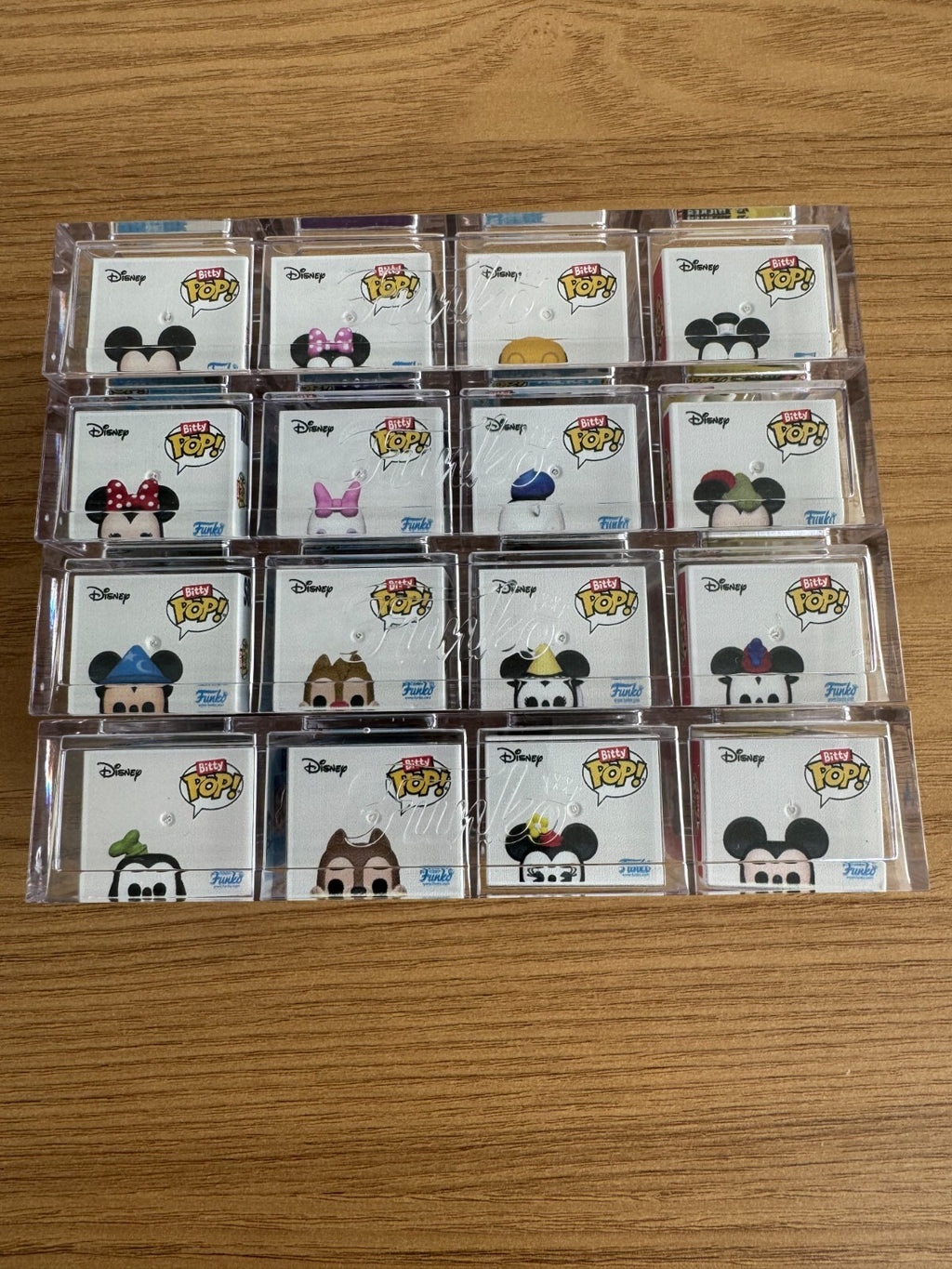 Funko Bitty POP Disney Classic Complete Set of 16 Including All Chases / Mystery