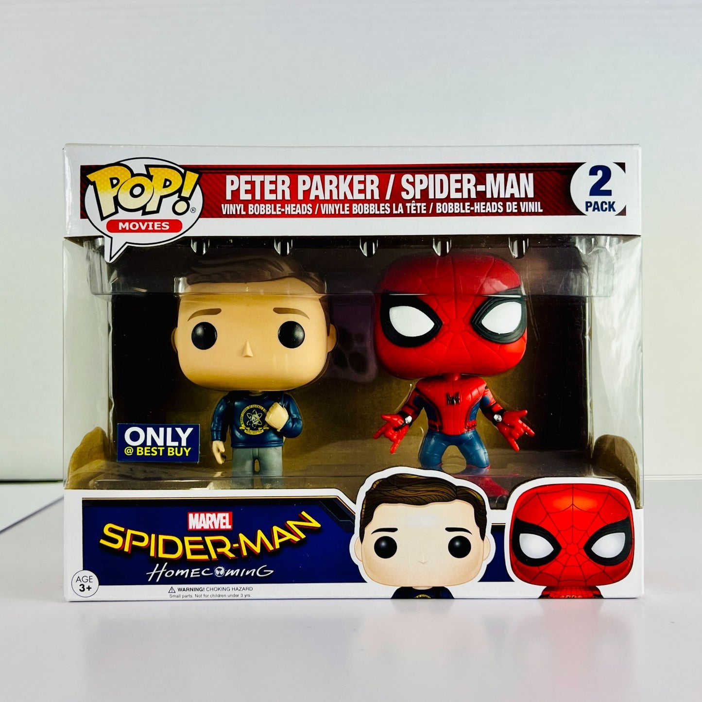Funko POP! Vinyl - Movies - Homecoming - Peter Parker / Spider-Man - 2 Pack